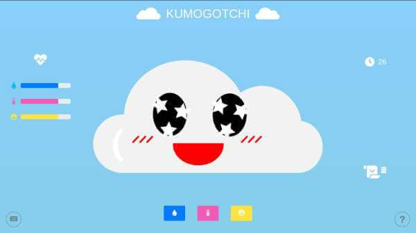 jeu tamagotchi nommé kumogotchi